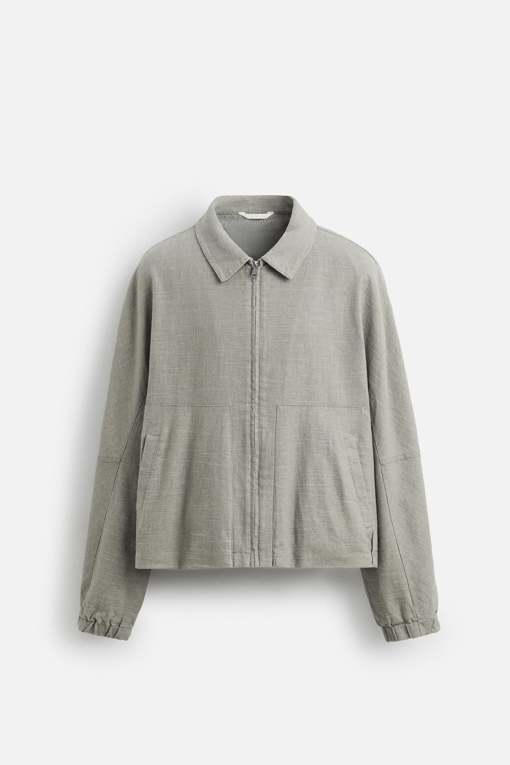 LINEN/COTTON TEXTURED JACKET - Zara фото 6