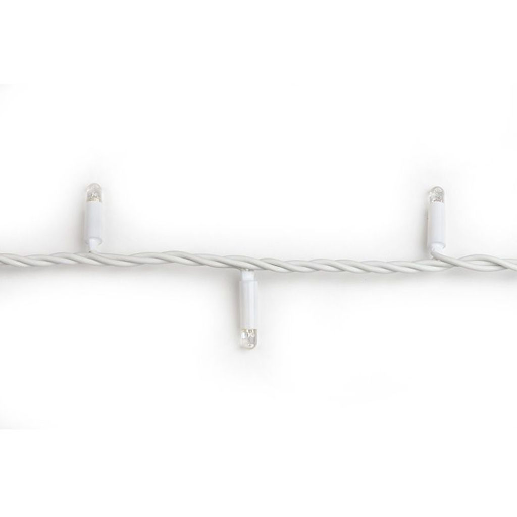 ULD-S1000-120/TWK WARM WHITE IP67 Гирлянда светодиодная с эффектом мерцания, 10м. Соединяемая. 120 светодиодов. Теплый белый свет. Провод белый. TM Uniel.