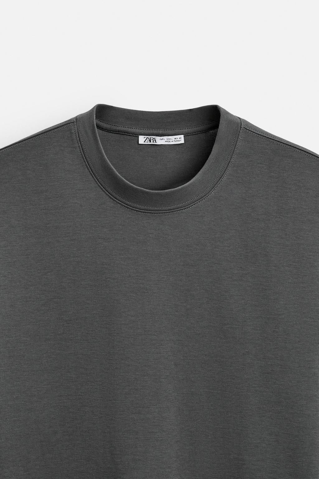 BASIC REGULAR FIT T-SHIRT - Zara фото 25