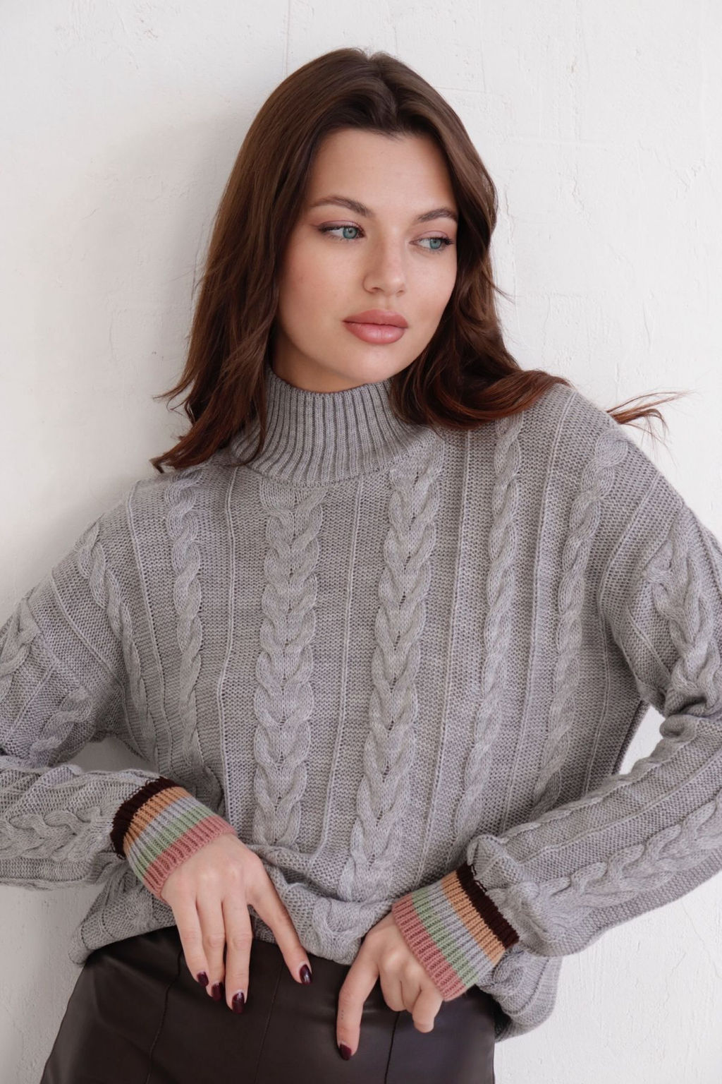 11002 Свитер серый - Martichelli фото 36