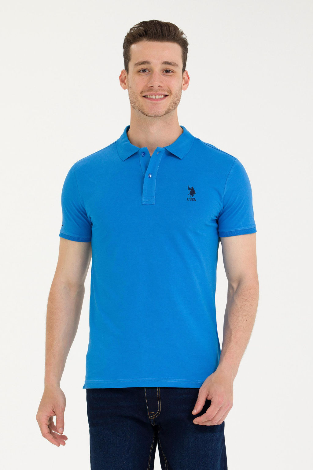 U. S. Polo Assn Мужская футболка Saks Basic с воротником-поло - U.s. polo assn фото 15