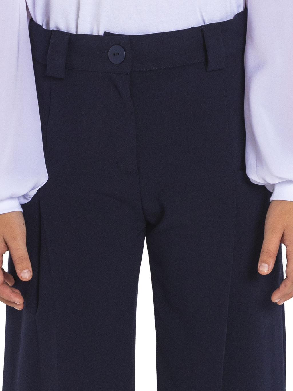 Школьные брюки для девочки О76995 - Карамелли фото 4