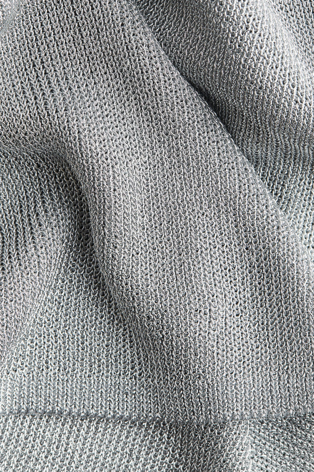 Metallic knitted T-shirt - H&m фото 6