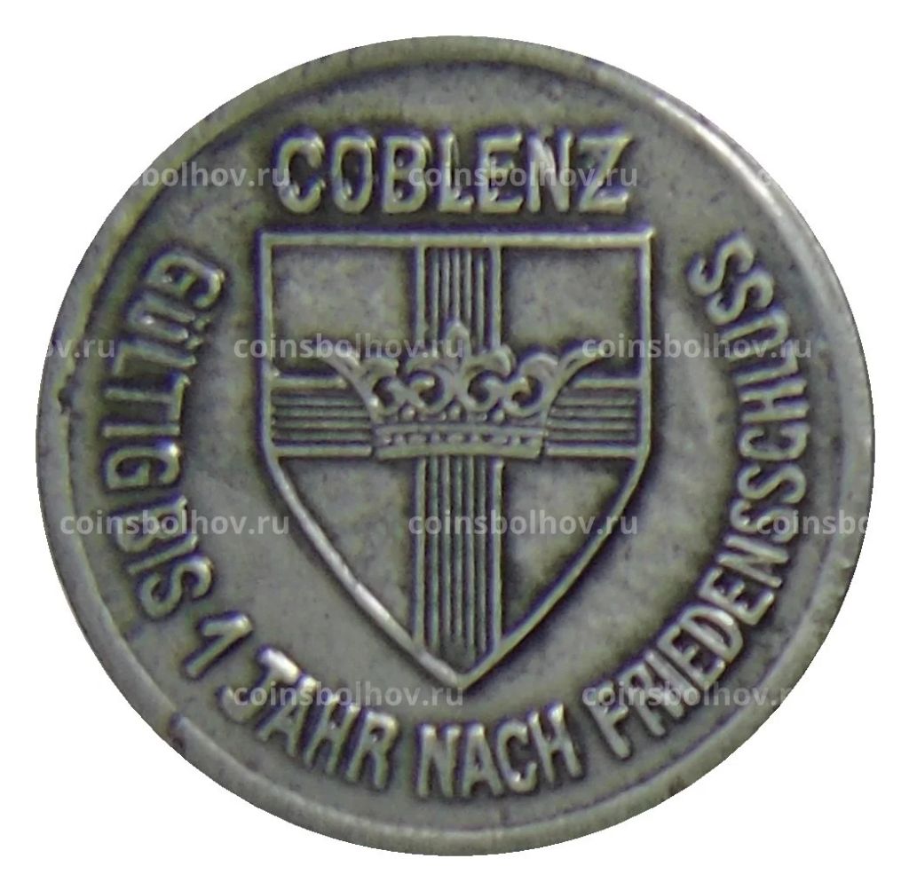 25 пфеннигов 1918 года Германия  Нотгельд Кобленц