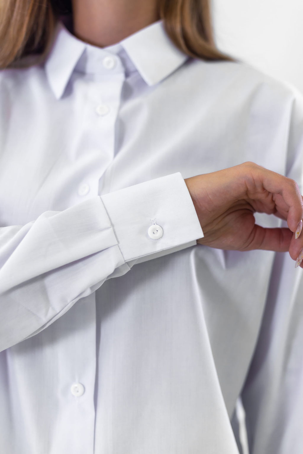 Рубашка Алисента (белый) - Nadi bordo фото 4