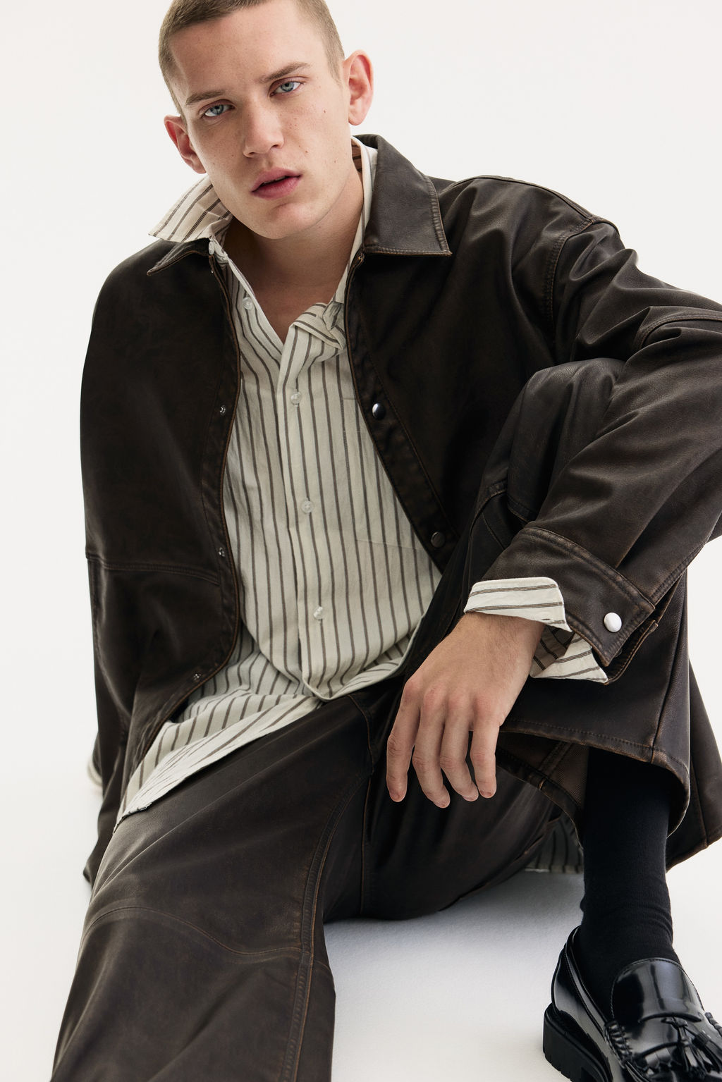 Sobrecamisa revestida Regular Fit - H&m фото 7