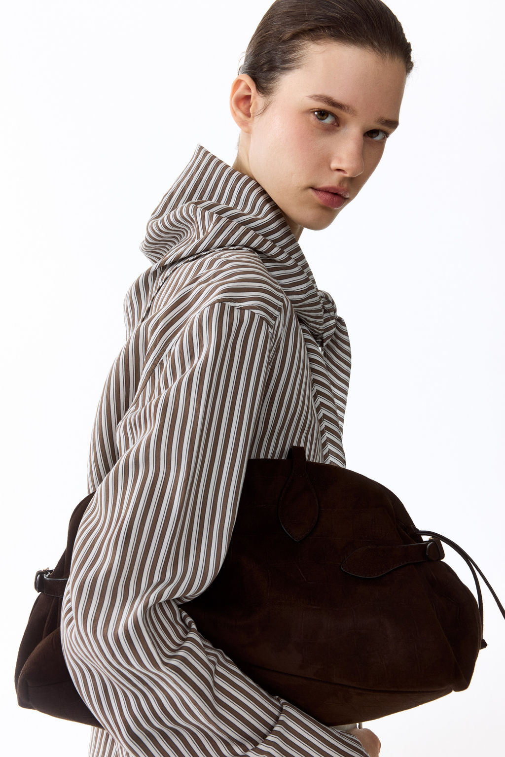 Blusa oversize con pa?uelo - H&m фото 3