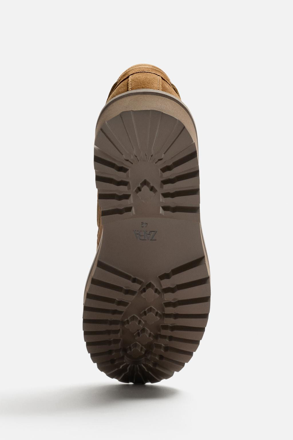 LEATHER DECK SHOES - Zara фото 12