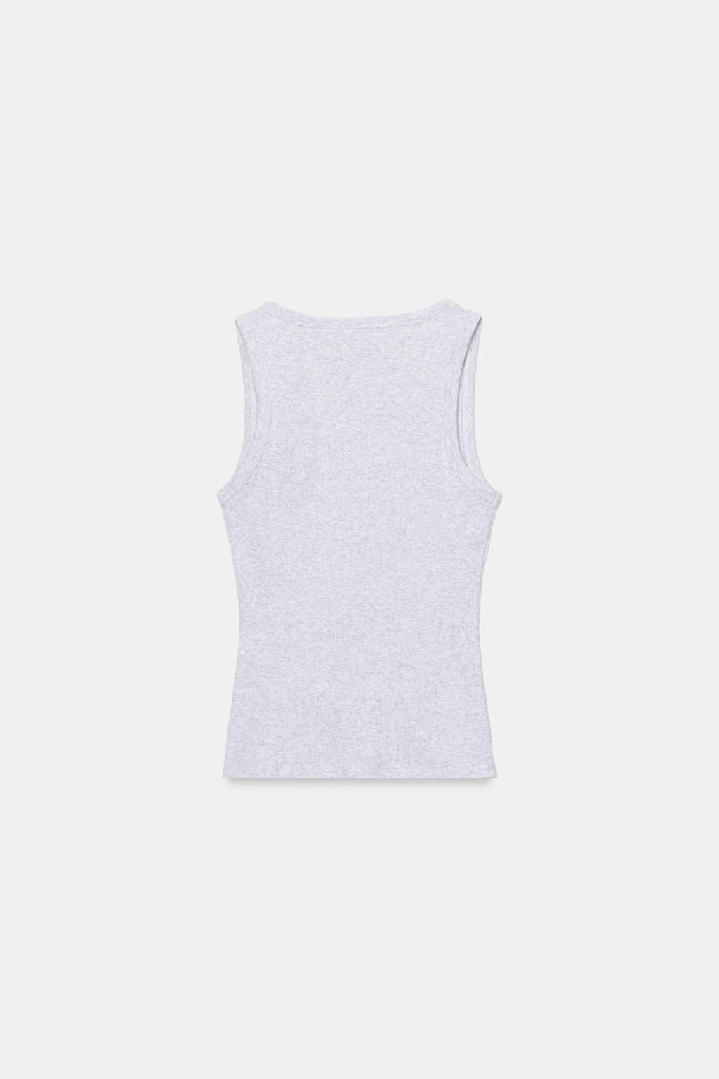 TOP RIB TEXTO / Gris vigor? - Zara фото 5