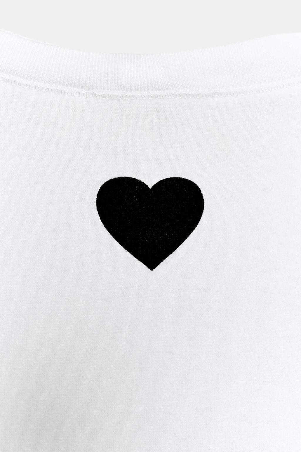 CAMISETA OVERSIZE TEXTO / Blanco