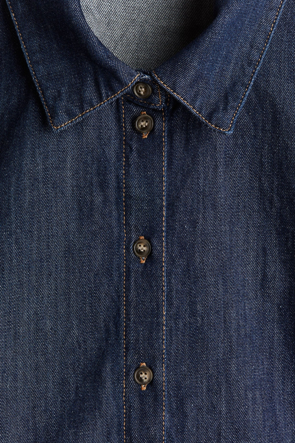 Camisa denim corta - H&m фото 7