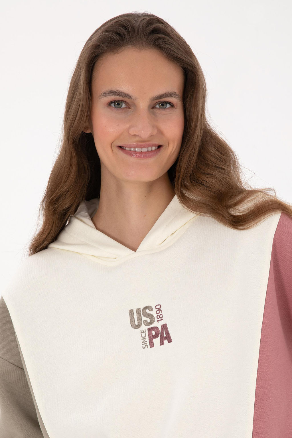 Kad_n Krem Sweatshirt - U.s. polo assn фото 2