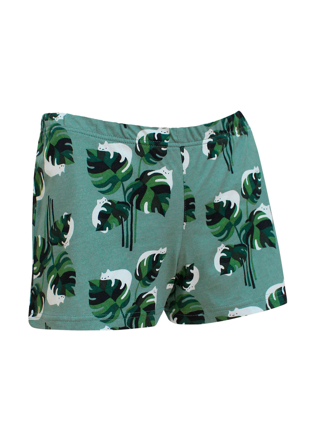 DEA MIA ШОРТЫ ЖЕНСКИЕ 5300 ПЕПЕЛЬНО-ЗЕЛЕНЫЙ