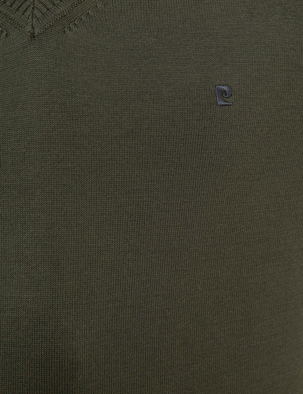 Ye_il Slim Fit V Yaka Basic Triko Kazak - Pierre cardin фото 6