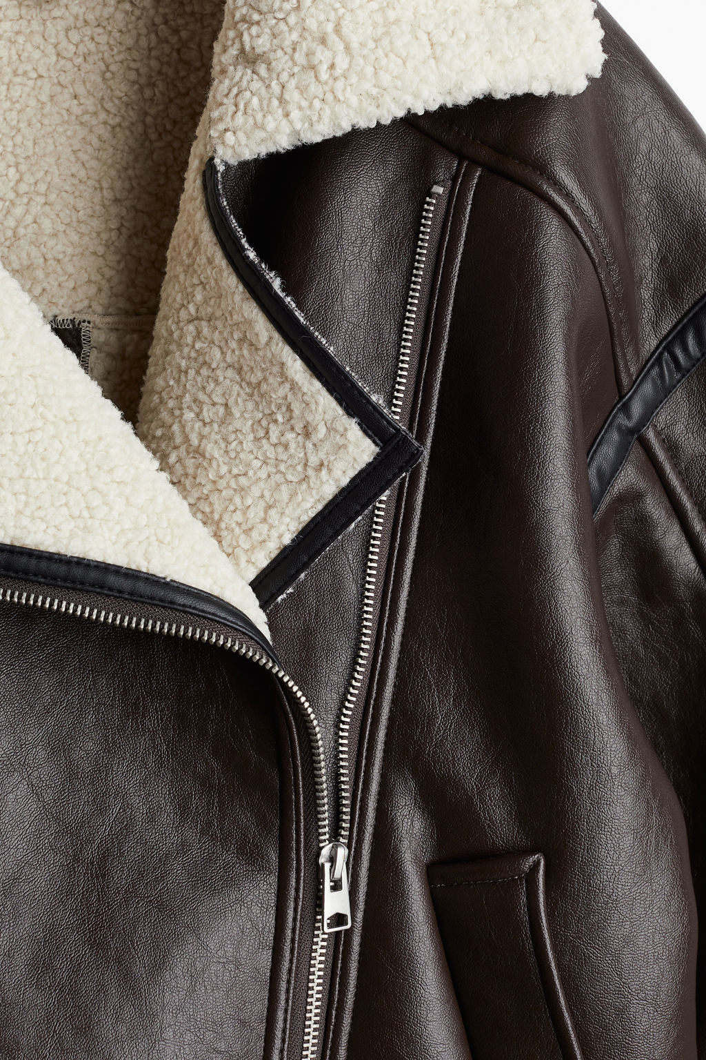 Cazadora biker de doble faz - H&m фото 3