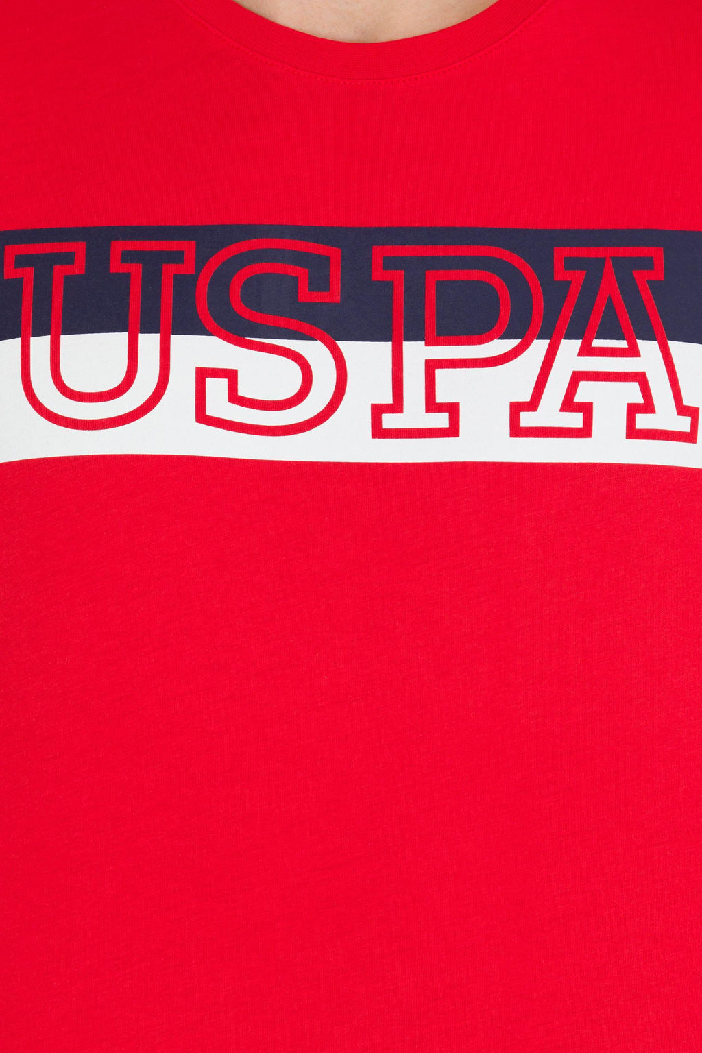 Erkek K_rm_z_ Bisiklet Yaka Ti__rt