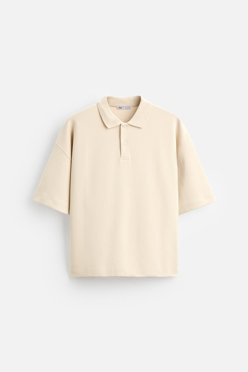 REGULAR FIT INTERLOCK POLO SHIRT - Zara фото 6