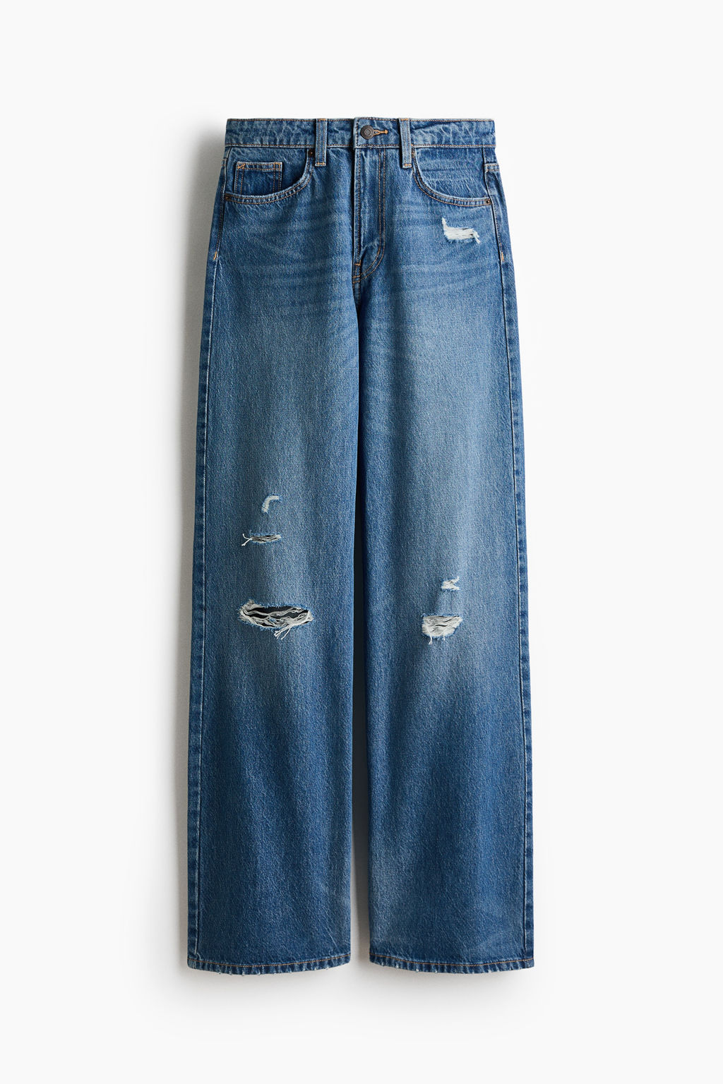 Wide High Waist Jeans - H&m фото 12