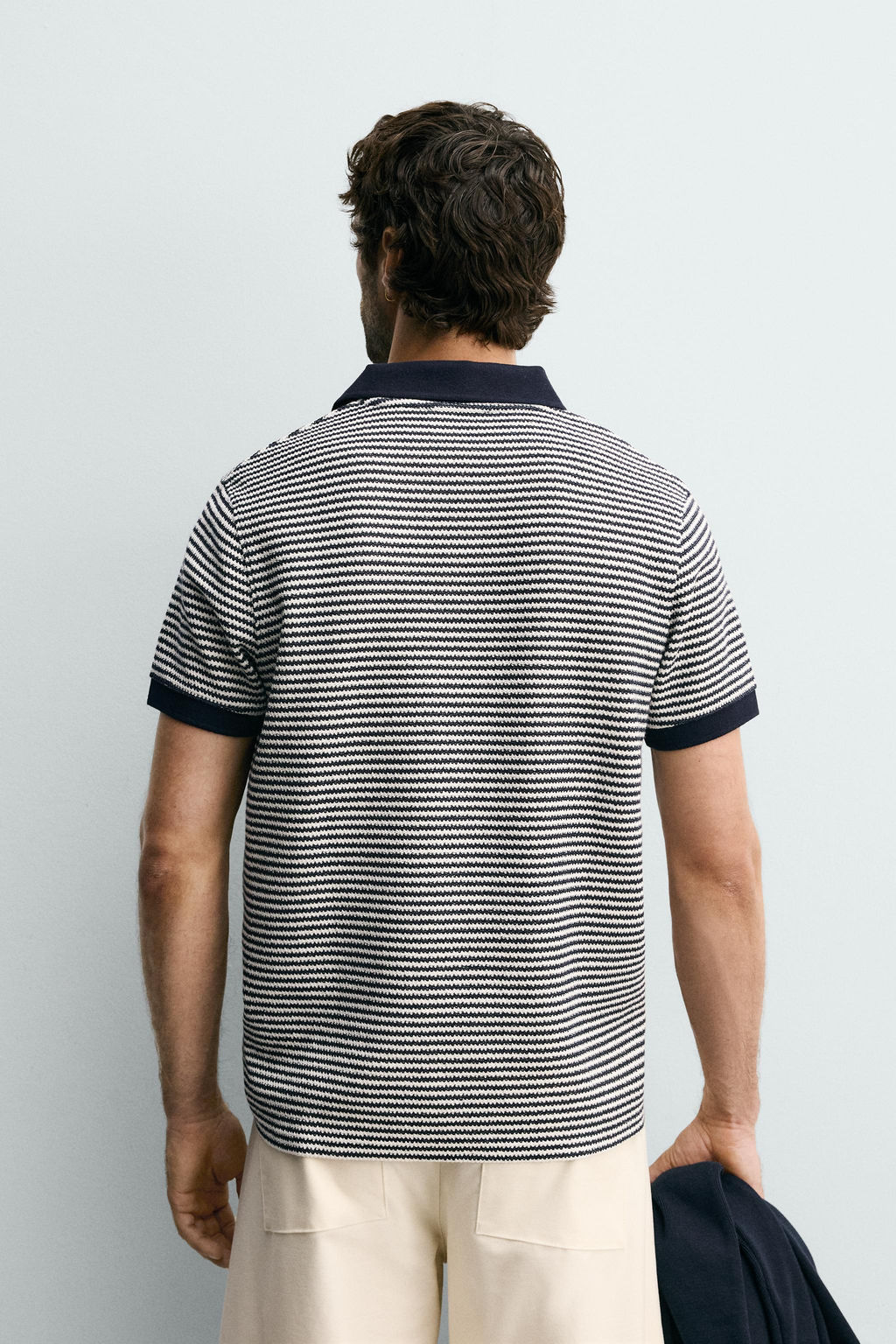 POLO REGULAR FIT ESTRUCTURA RAYAS / rayas - Zara фото 3