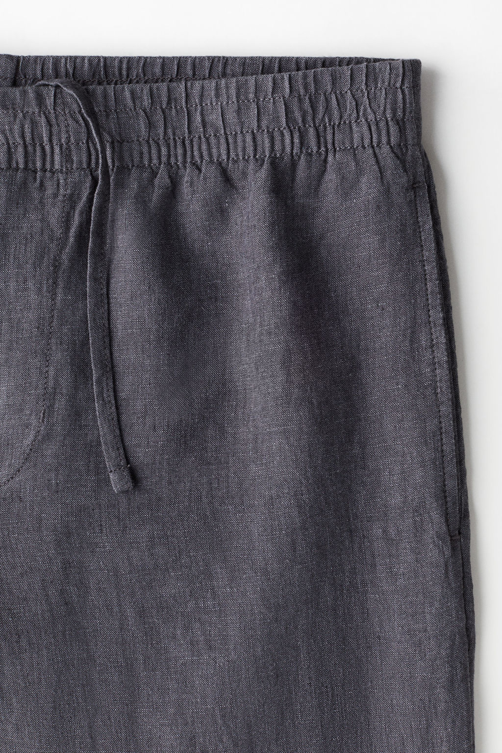 Pantal?n de lino Regular Fit - H&m фото 7