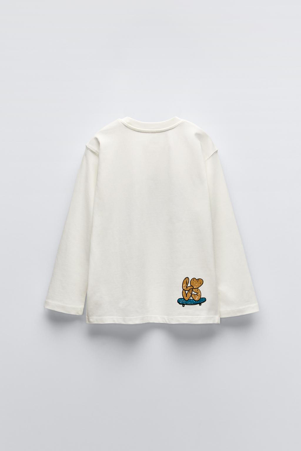 SKATER PRINT T-SHIRT - Zara фото 2