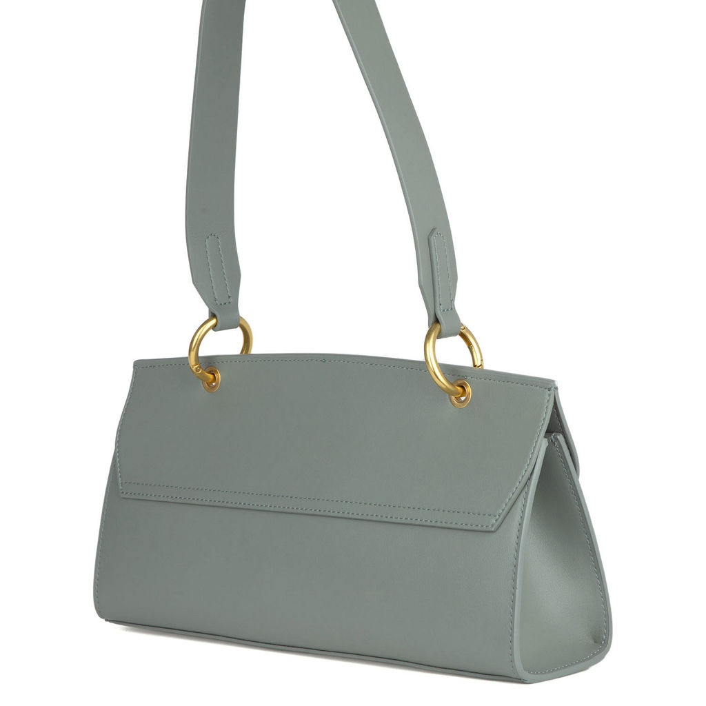 Женская кожаная сумка Багетка - Barcelo biagi фото 3