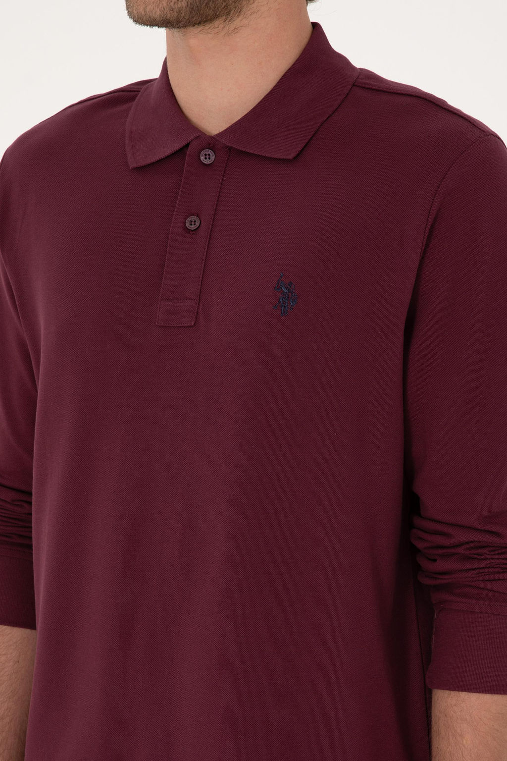 Erkek Bordo Basic Sweatshirt Sepette S_rpriz _ndirim - U.s. polo assn фото 7