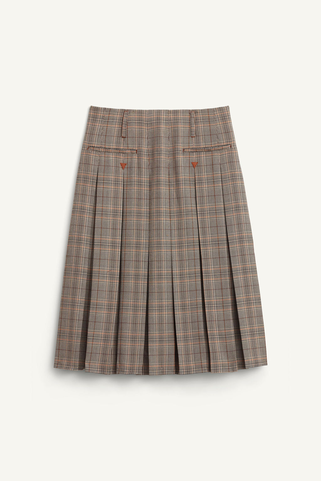 LIMITED EDITION CHECK BOX PLEAT SKIRT - Zara фото 5