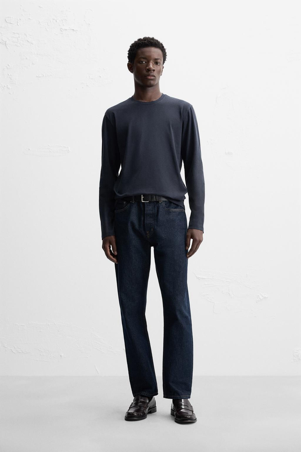 BASIC SLIM FIT T-SHIRT - Zara фото 17