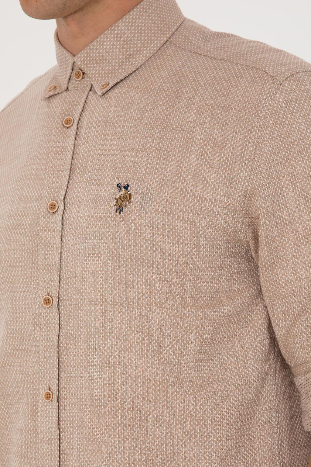 Erkek Camel Uzun Kollu G_mlek - U.s. polo assn фото 7