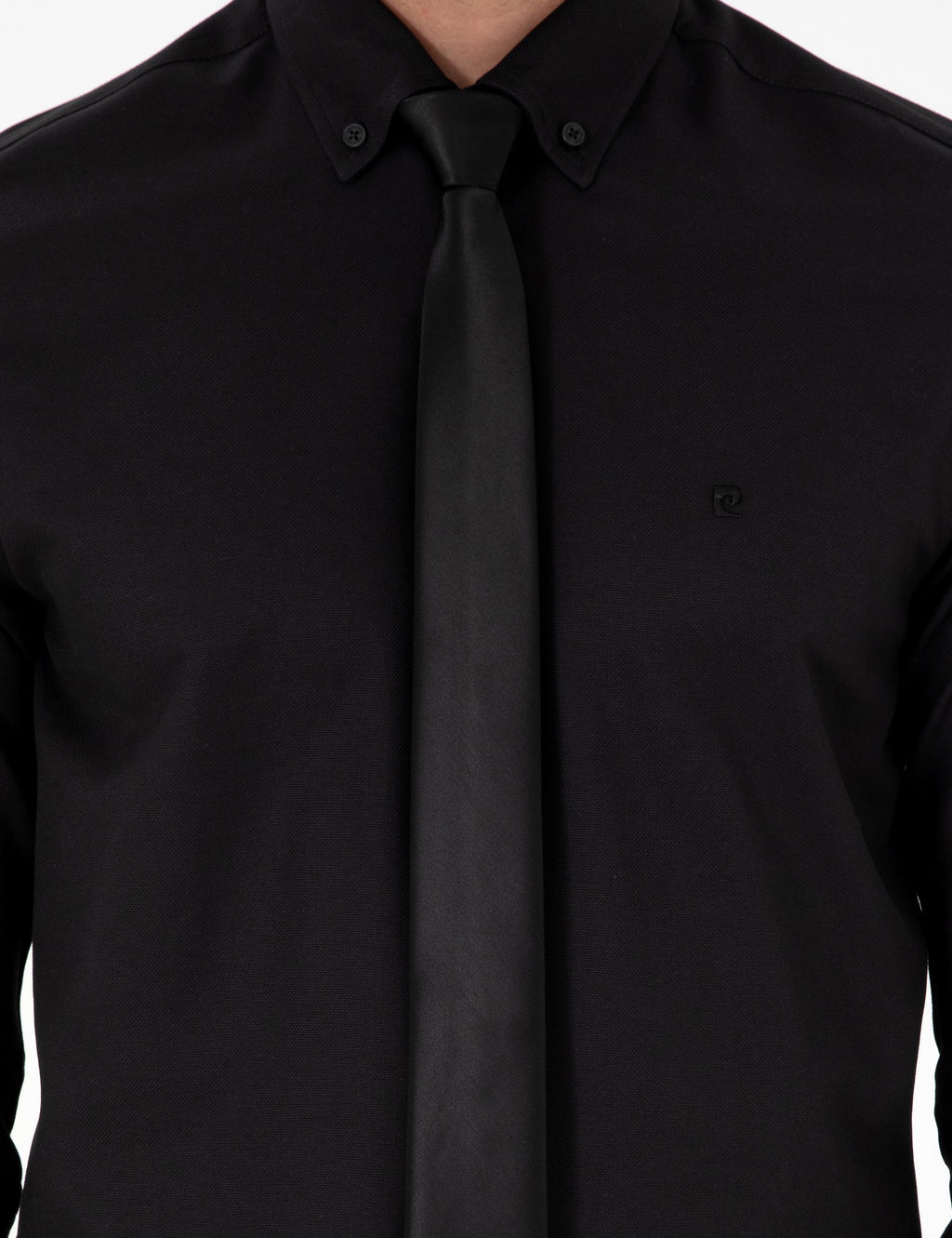 Siyah Slim Fit Uzun Kollu G_mlek