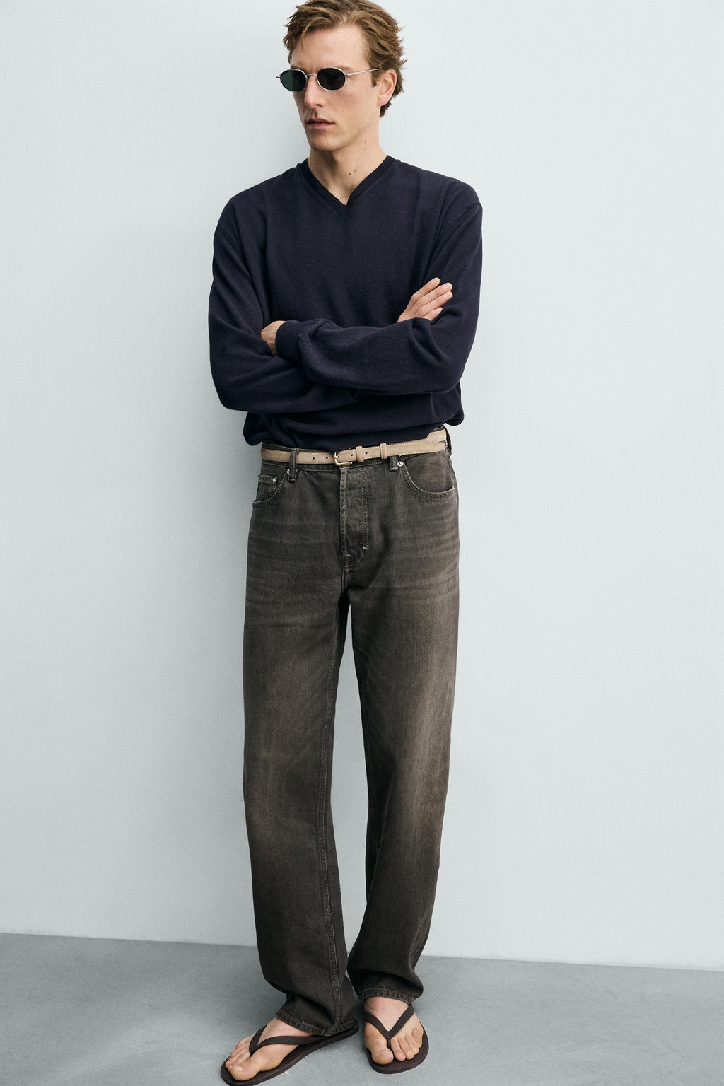 JEANS STRAIGHT FIT / Marr?n - Zara фото 5