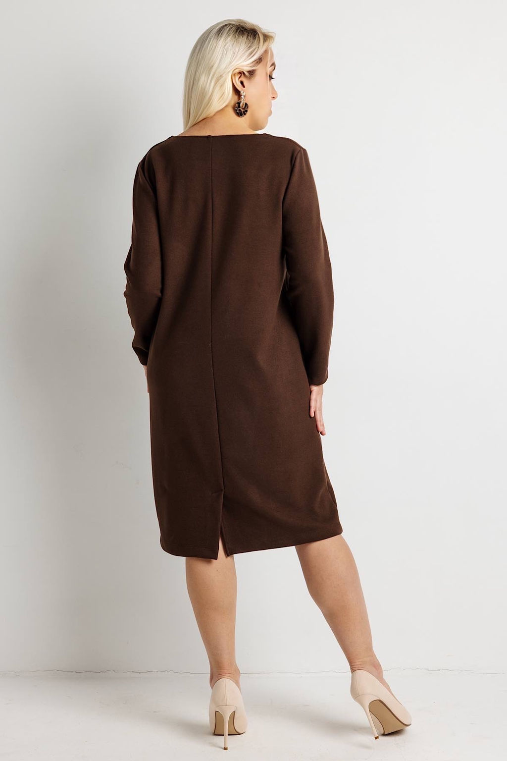Платье женское 6162Н/04/Коричневый