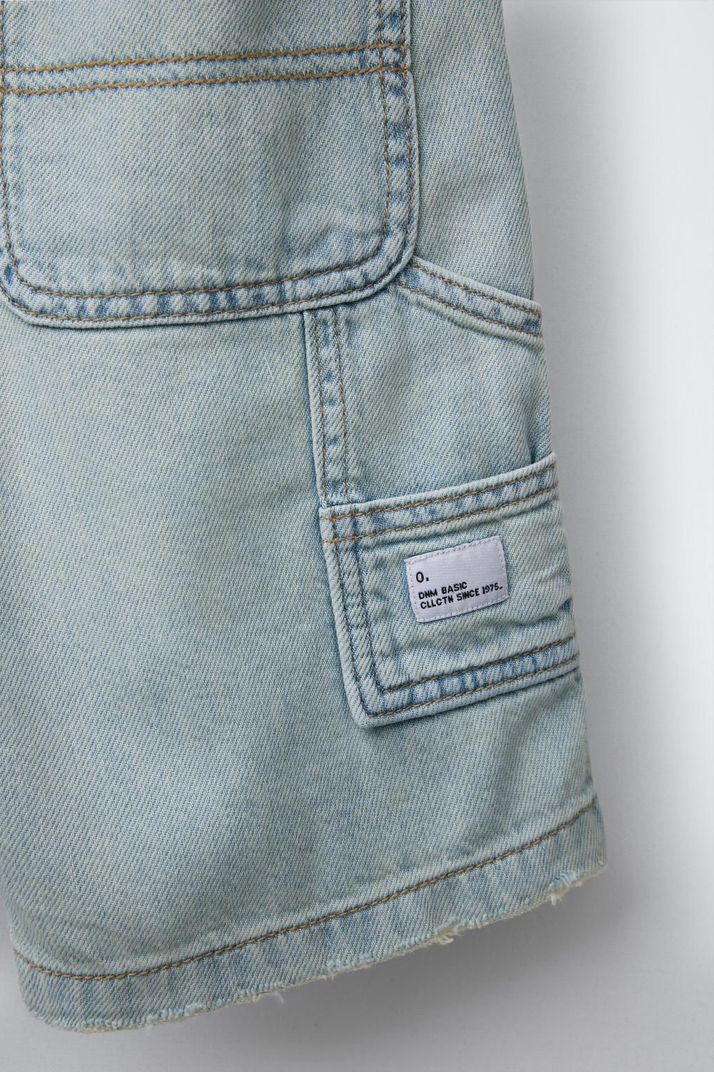 DENIM BERMUDAS WITH POCKETS - Zara фото 3