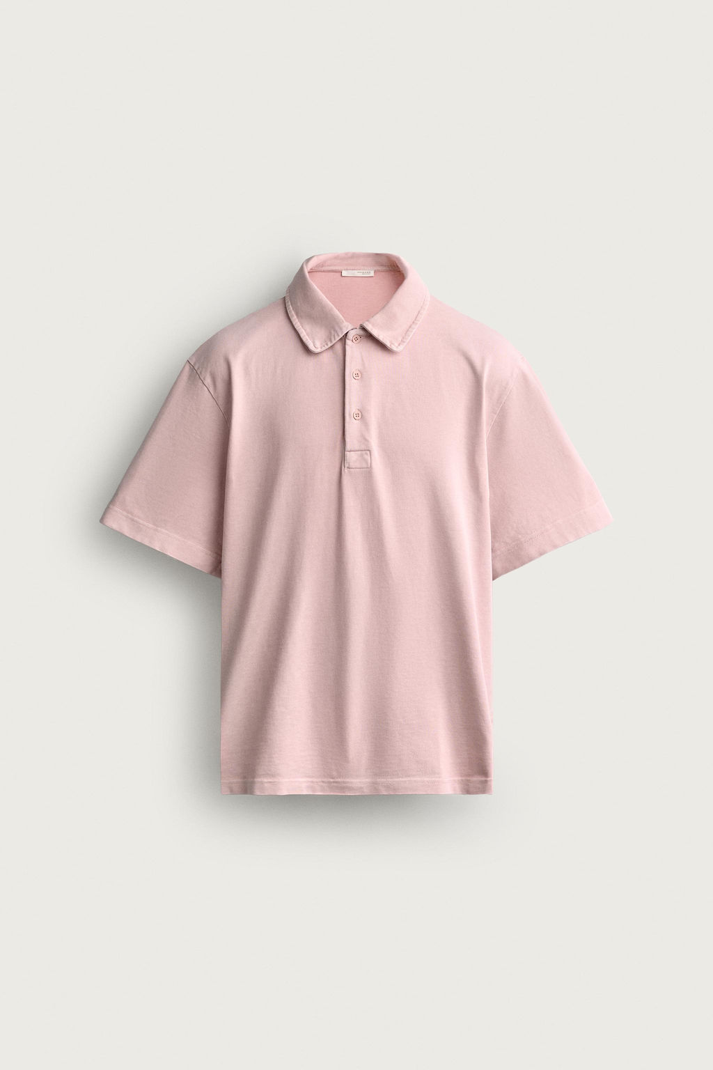 POLO ESTRUCTURA REGULAR FIT / Rosa / Blanco - Zara фото 8