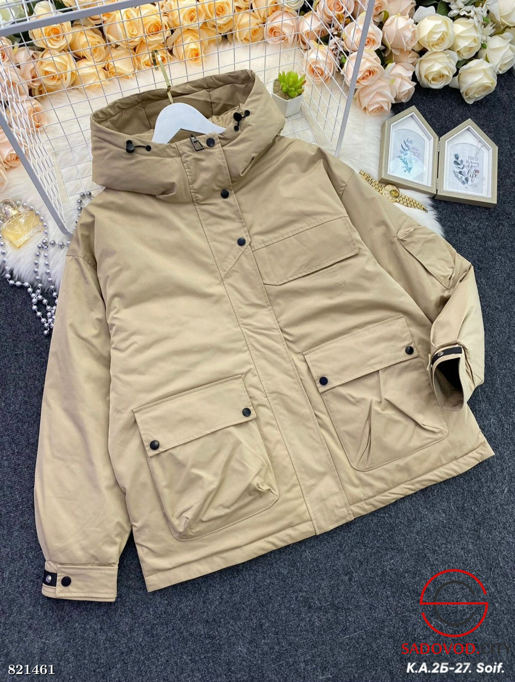 Куртка женская с капюшоном - Bruno фото 2