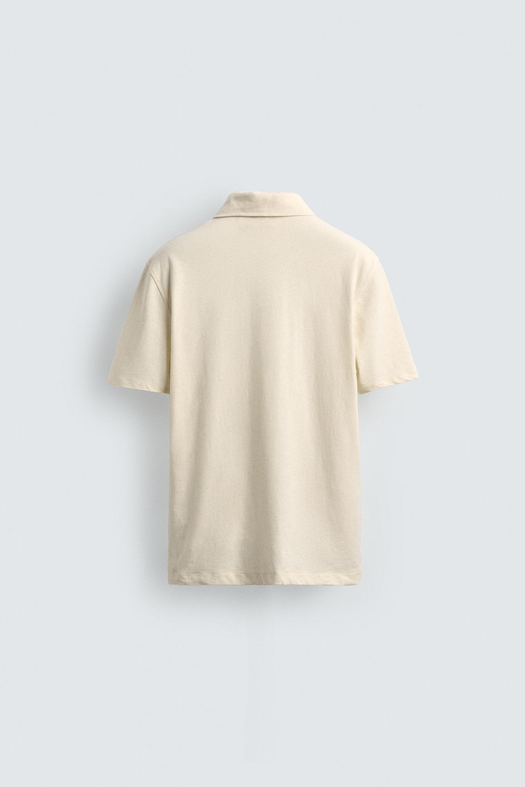 POLO REGULAR FIT ALGOD?N - LINO / Crudo - Zara фото 7