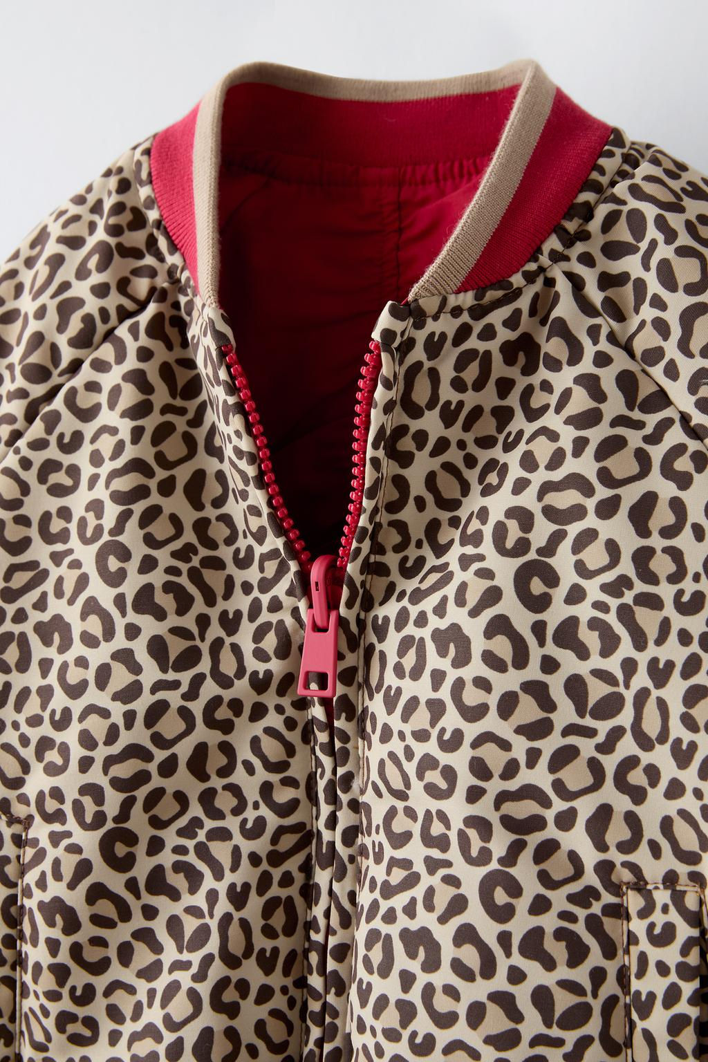 REVERSIBLE ANIMAL PRINT BOMBER JACKET - Zara фото 4