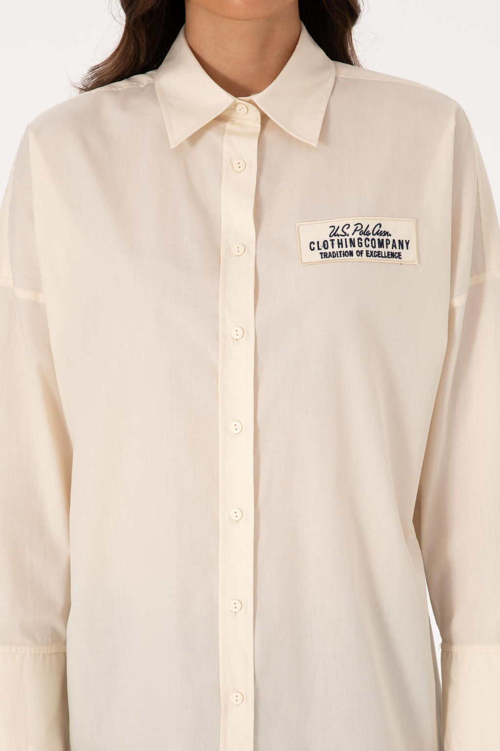 Kad_n Krem Uzun Kollu G_mlek Sepette S_rpriz _ndirim - U.s. polo assn фото 6