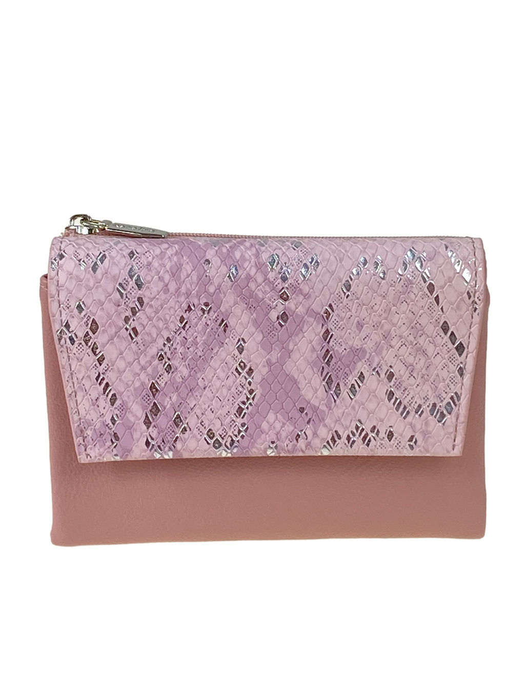 Женский кошелек с фермуаром из натуральной кожи, мультицвет - Greta фото 37