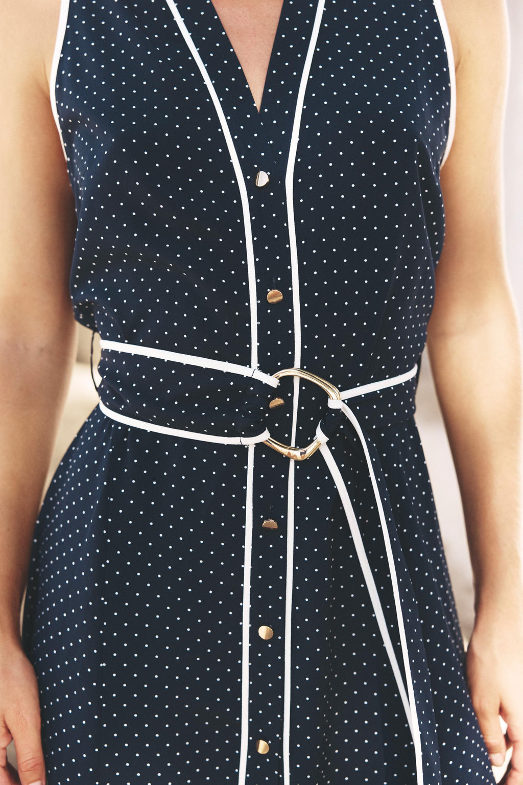 POLKA DOT MIDI DRESS - Zara фото 9