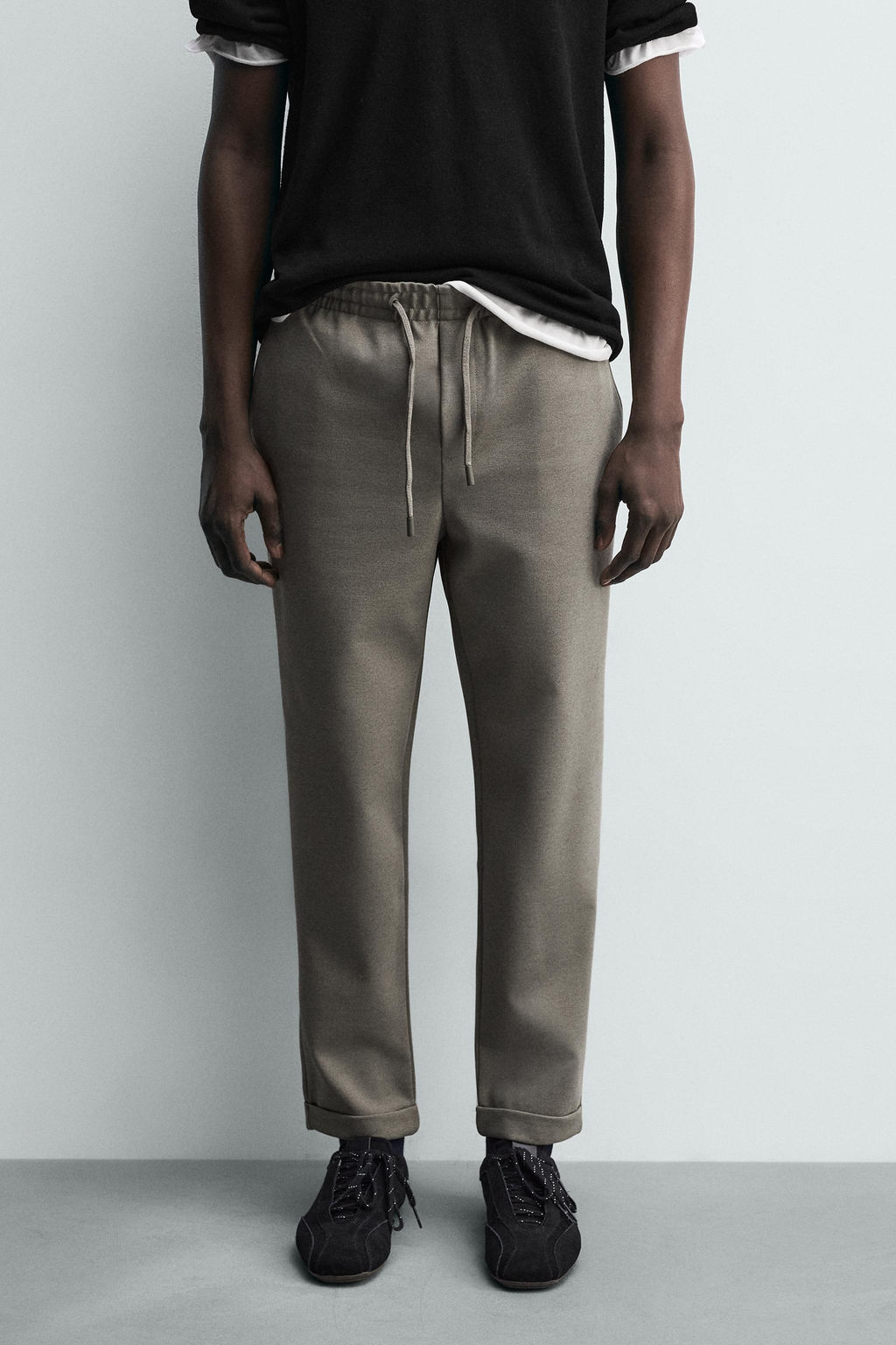 PANTAL?N CINTURA JOGGER EASY CARE / Khaki claro - Zara фото 11