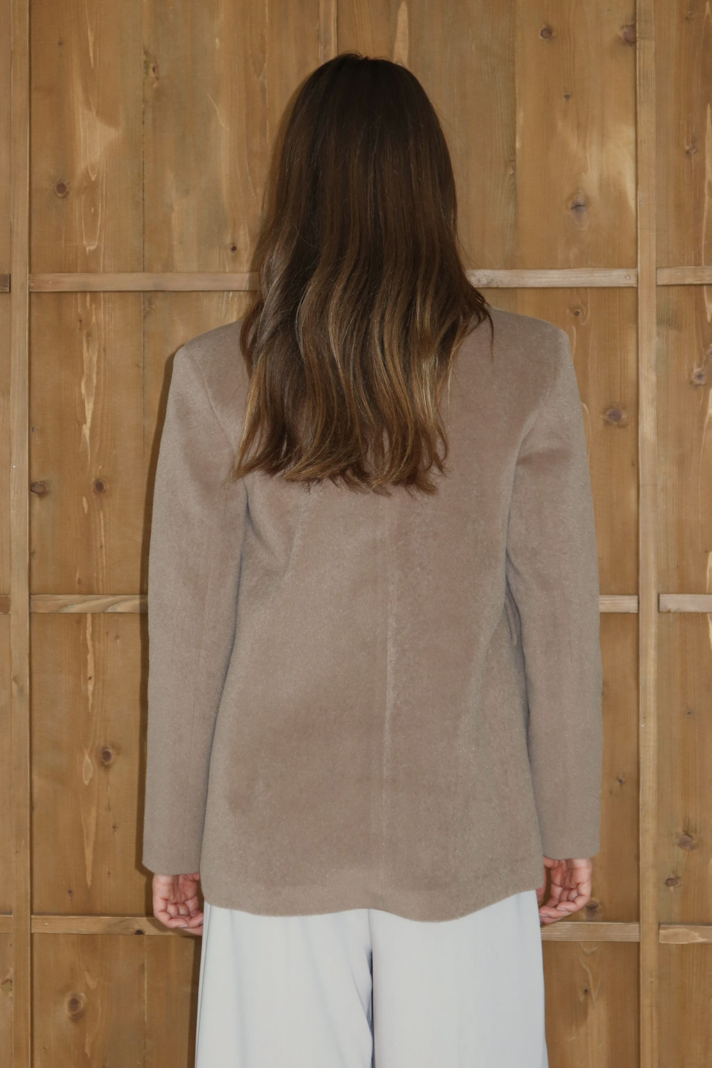 Vizon Kemerli Kase Regular/Normal Kal?p Blazer Blazer Ceket TWOAW26BC00041 - Trendyolmilla фото 5