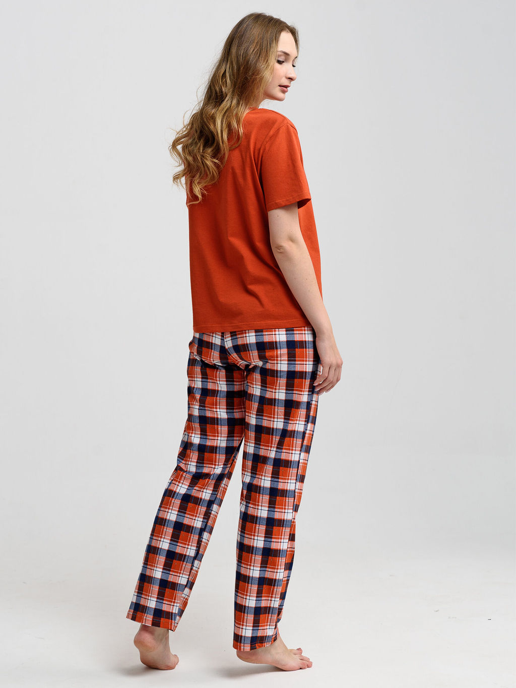 100% хлопок Пижама женская Ежик - Оптима фото 4