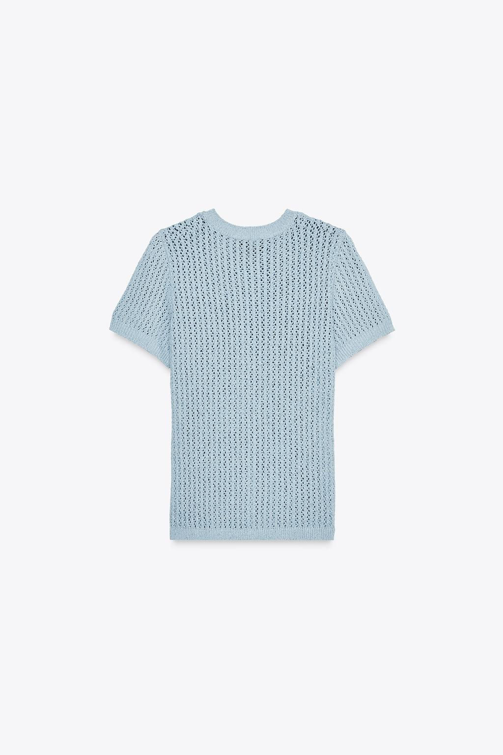POINTELLE KNIT TOP - Zara фото 6