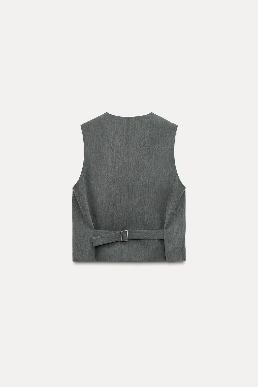 WAISTCOAT WITH VENTS - Zara фото 6
