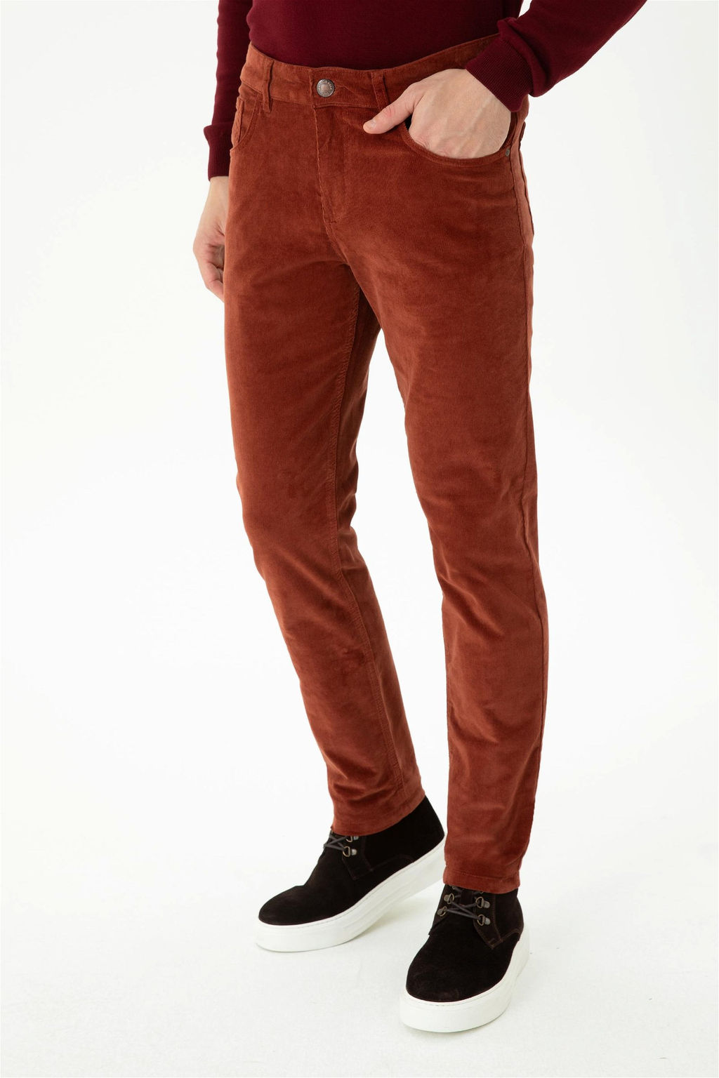 U. S. Polo Assn Мужские брюки из плотной ткани с плиткой - U.s. polo assn фото 2