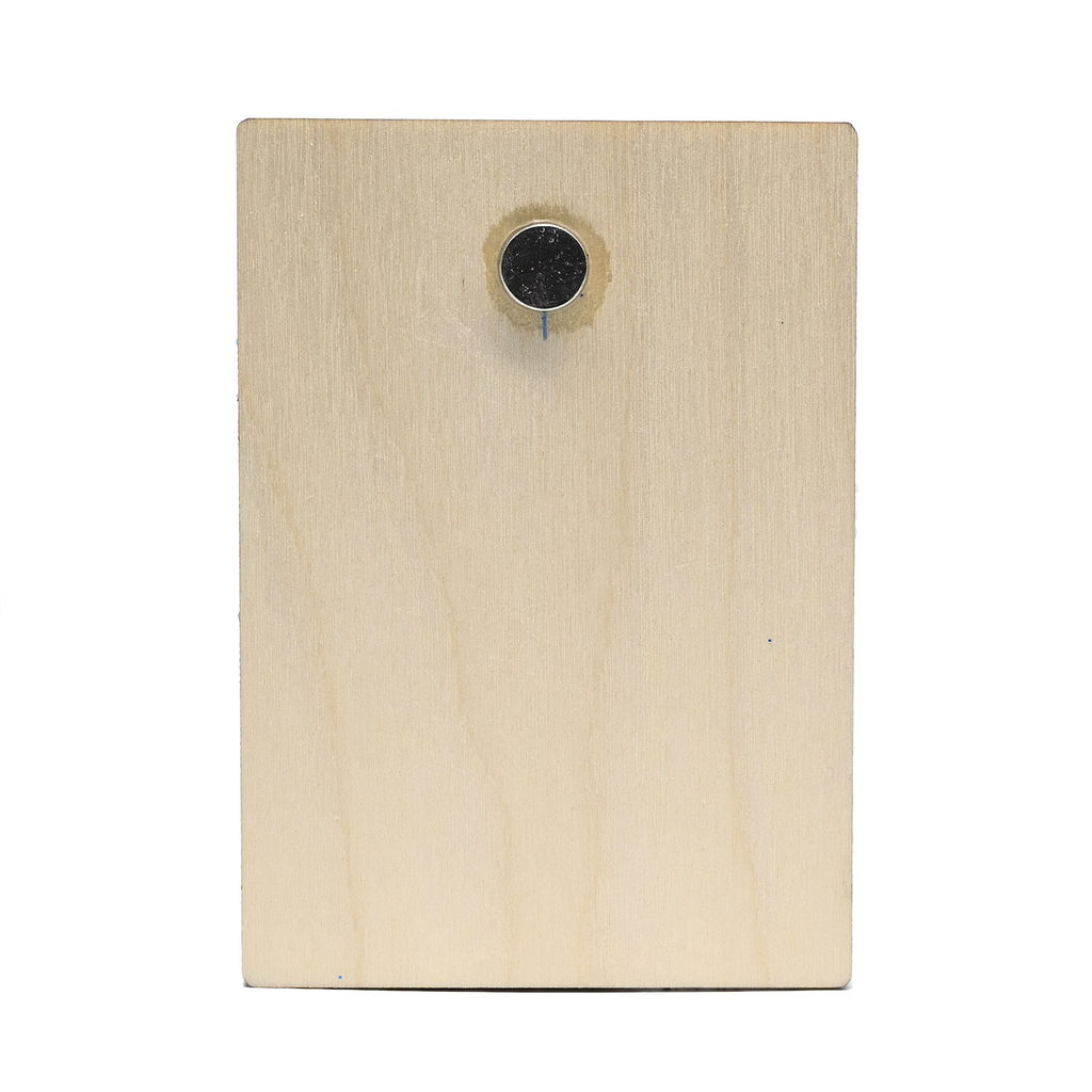 Магнит "Зима" с каменной крошкой 70*95мм. Радуга камня