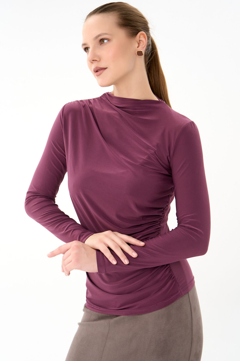 Лонгслив Нора (розовый) - Эльза фото 5