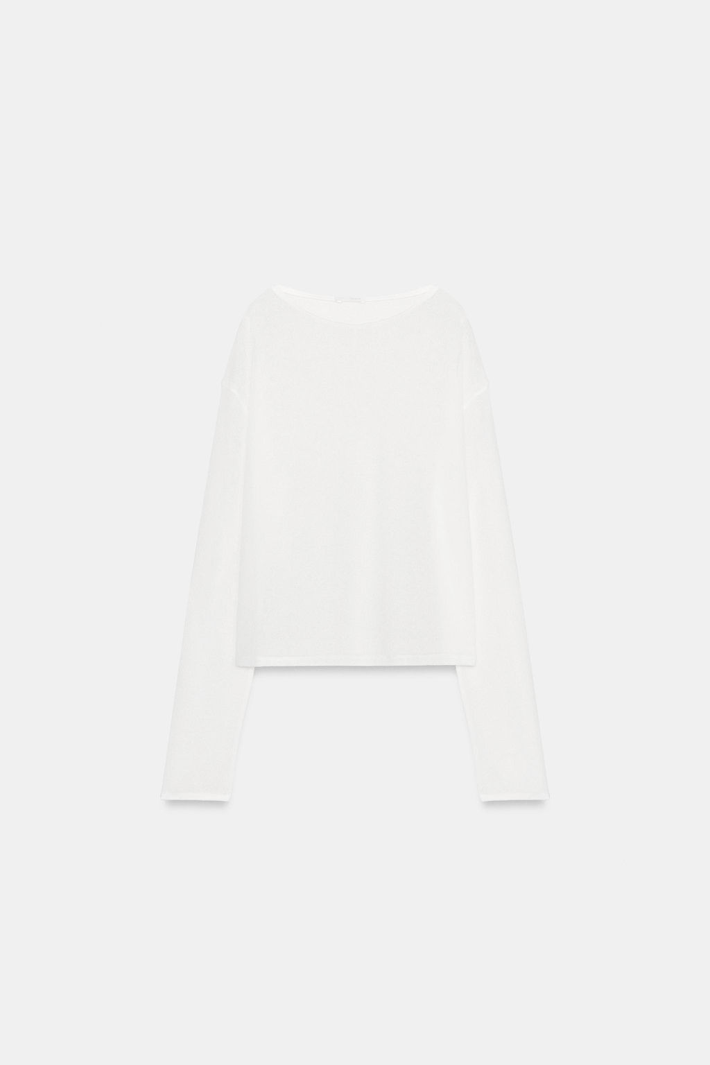 JERSEY R?STICO CALADO / Blanco - Zara фото 4